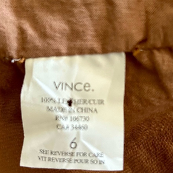 Vince leather blazer - Picture 4 of 5